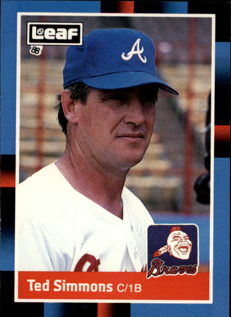 1988 Leaf/Donruss Baseball Cards       222     Ted Simmons